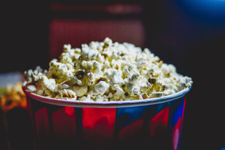 Popcorn movie night